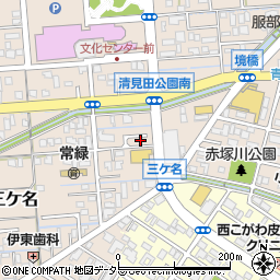 静岡県焼津市三ケ名1125周辺の地図