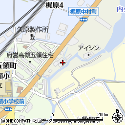 大阪府高槻市梶原中村町2-3周辺の地図