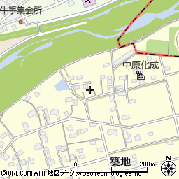 静岡県藤枝市築地67周辺の地図