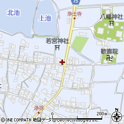 兵庫県小野市浄谷町1614周辺の地図