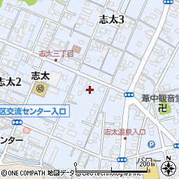 静岡県藤枝市志太2丁目8周辺の地図