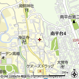 大阪府高槻市奈佐原元町周辺の地図