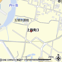 大阪府高槻市上牧町周辺の地図