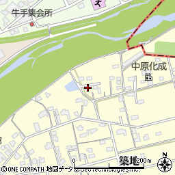 静岡県藤枝市築地64-2周辺の地図