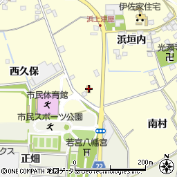 京都府八幡市上津屋浜垣内104周辺の地図