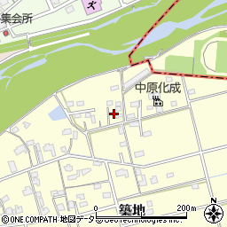 静岡県藤枝市築地72周辺の地図