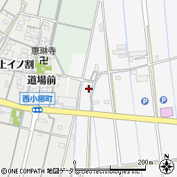 愛知県西尾市平坂町上縄205周辺の地図