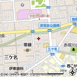 静岡県焼津市三ケ名1122周辺の地図