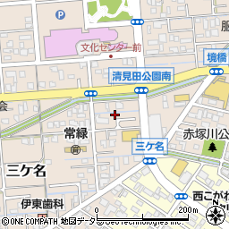 静岡県焼津市三ケ名1123周辺の地図