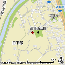 道場児童館周辺の地図