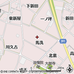 愛知県豊川市江島町周辺の地図
