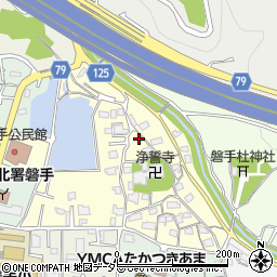 大阪府高槻市安満北の町11-8周辺の地図