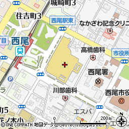 ゆうちょ銀行ヴェルサウォーク西尾内出張所 ＡＴＭ周辺の地図