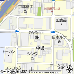 京都府八幡市上津屋中堤112周辺の地図