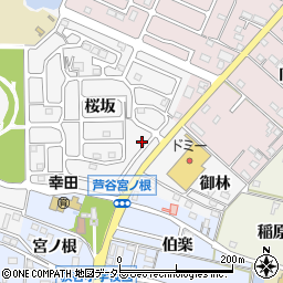 愛知県額田郡幸田町菱池桜坂24周辺の地図
