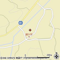 愛知県新城市黄柳野郷ケ平441周辺の地図