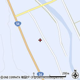 広島県三次市布野町下布野411周辺の地図