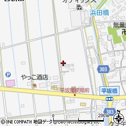 愛知県西尾市平坂町上縄35周辺の地図