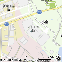 愛知県豊川市足山田町小金周辺の地図
