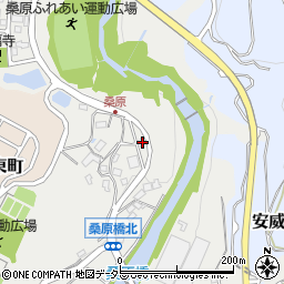 大阪府茨木市桑原340周辺の地図