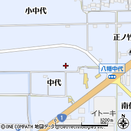 京都府八幡市戸津周辺の地図