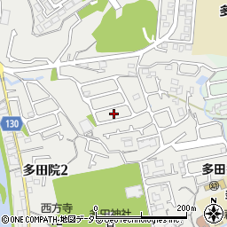兵庫県川西市多田院2丁目22周辺の地図