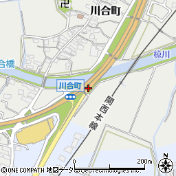 川合町周辺の地図