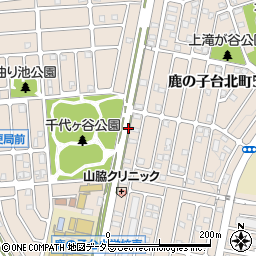 兵庫県神戸市北区鹿の子台北町周辺の地図