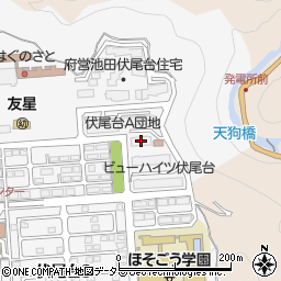 府公社伏尾台Ａ団地３号棟周辺の地図