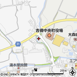 岡山県加賀郡吉備中央町豊野12周辺の地図
