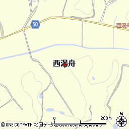 三重県伊賀市西湯舟周辺の地図