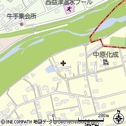静岡県藤枝市築地64周辺の地図