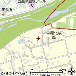 静岡県藤枝市築地73周辺の地図