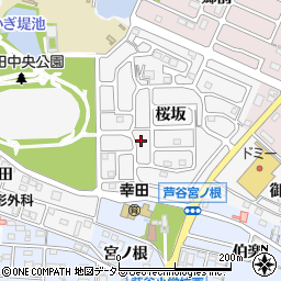 愛知県額田郡幸田町菱池桜坂10周辺の地図