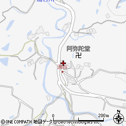 兵庫県三木市吉川町湯谷171周辺の地図