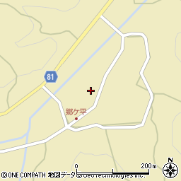 愛知県新城市黄柳野郷ケ平439周辺の地図