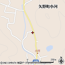 兵庫県相生市矢野町小河355周辺の地図