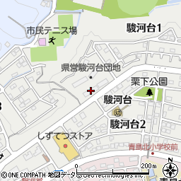 県営住宅駿河台団地２号棟周辺の地図