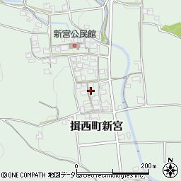 兵庫県たつの市揖西町新宮870周辺の地図