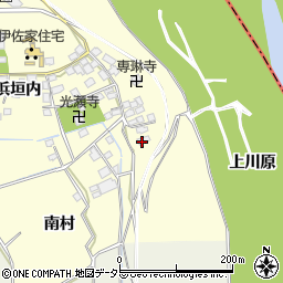 京都府八幡市上津屋浜垣内2周辺の地図