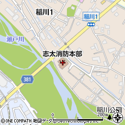 志太広域事務組合志太消防本部周辺の地図