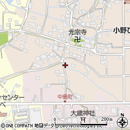 兵庫県小野市広渡町14周辺の地図