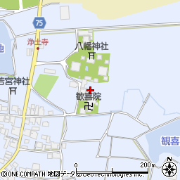 兵庫県小野市浄谷町1976周辺の地図