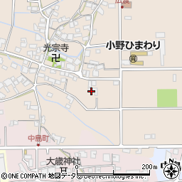 兵庫県小野市広渡町520周辺の地図