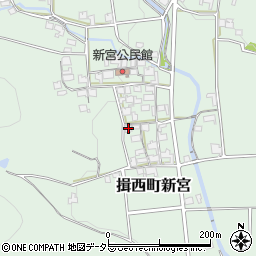 兵庫県たつの市揖西町新宮852周辺の地図