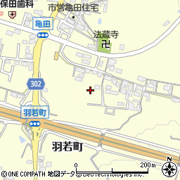 三重県亀山市亀田町32周辺の地図