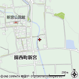 兵庫県たつの市揖西町新宮262周辺の地図