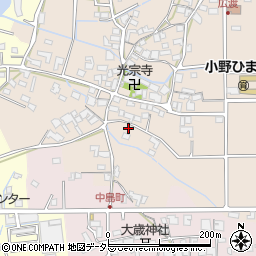 兵庫県小野市広渡町31周辺の地図