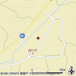 愛知県新城市黄柳野郷ケ平周辺の地図
