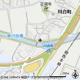 三重県亀山市川合町80周辺の地図